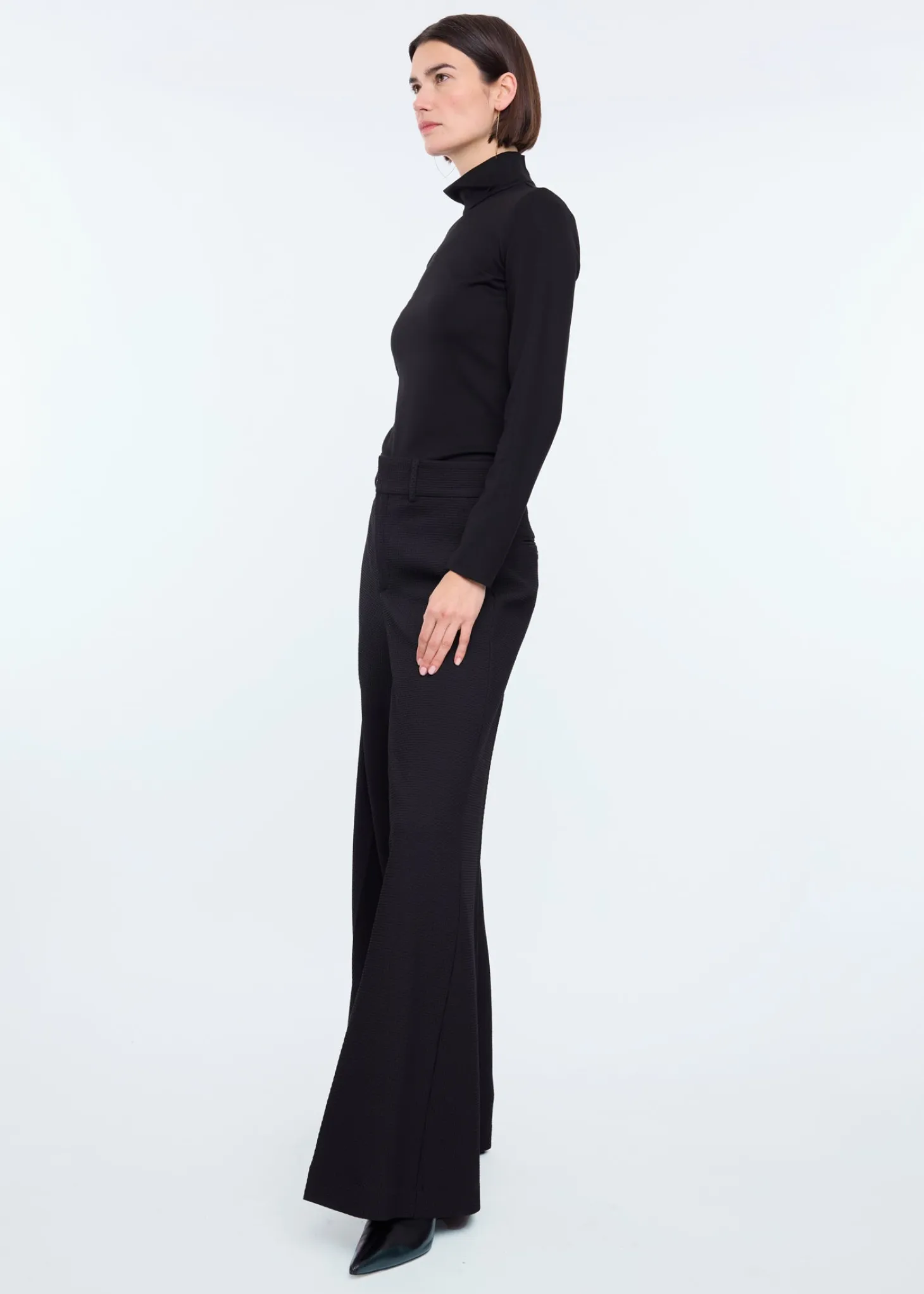 Tailored waffle wide flair