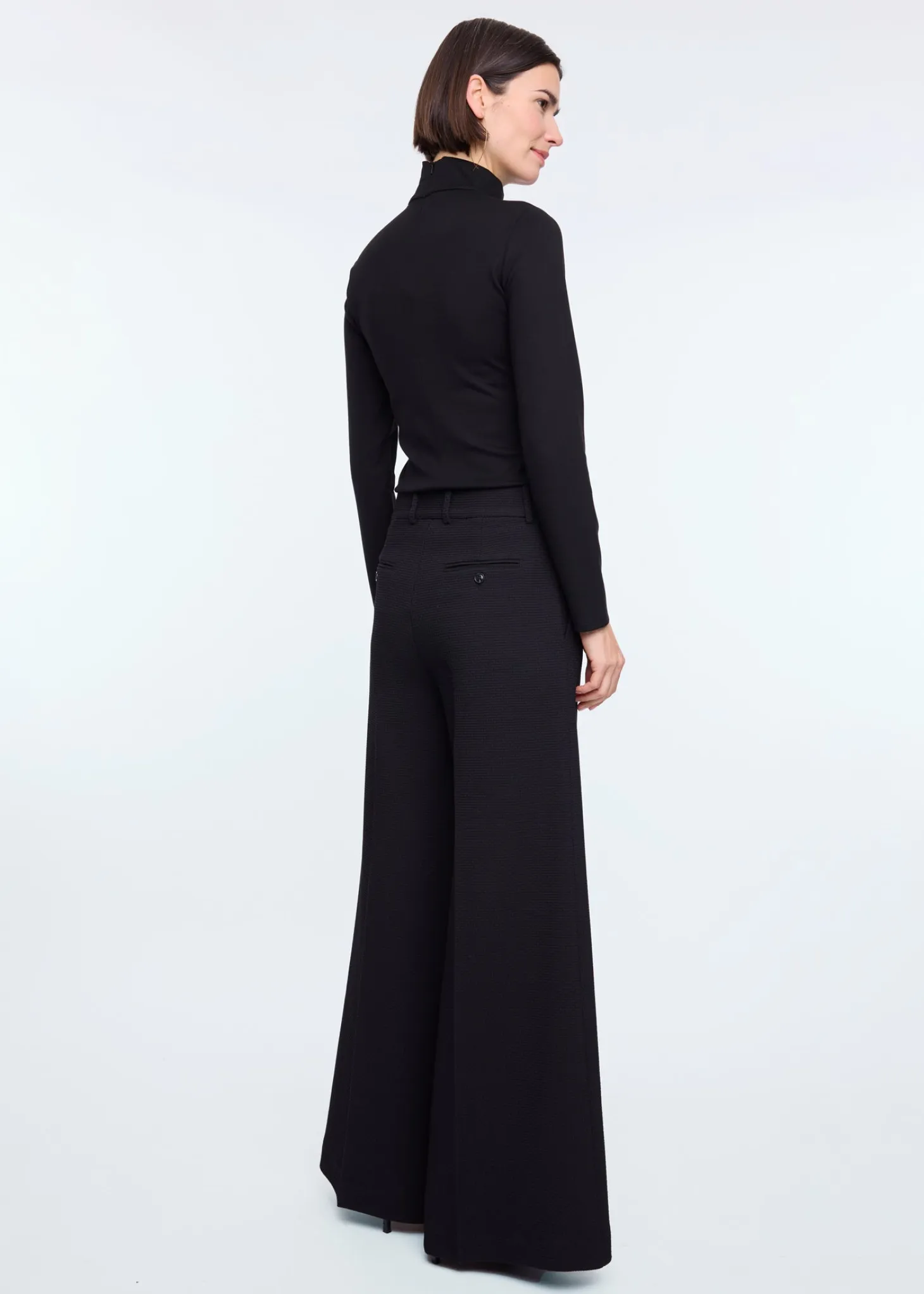 Tailored waffle wide flair