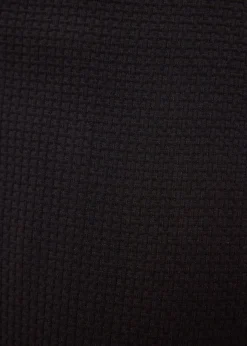 Tapered waffle trousers