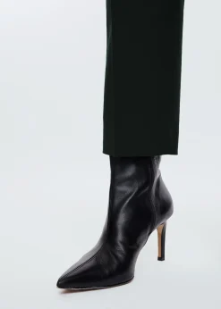 Tapered wool pants