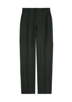 Tapered wool pants