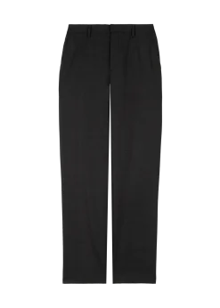 Tapered wool trousers