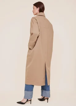 Tencel trenchcoat