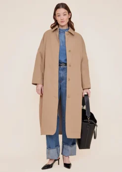 Tencel trenchcoat
