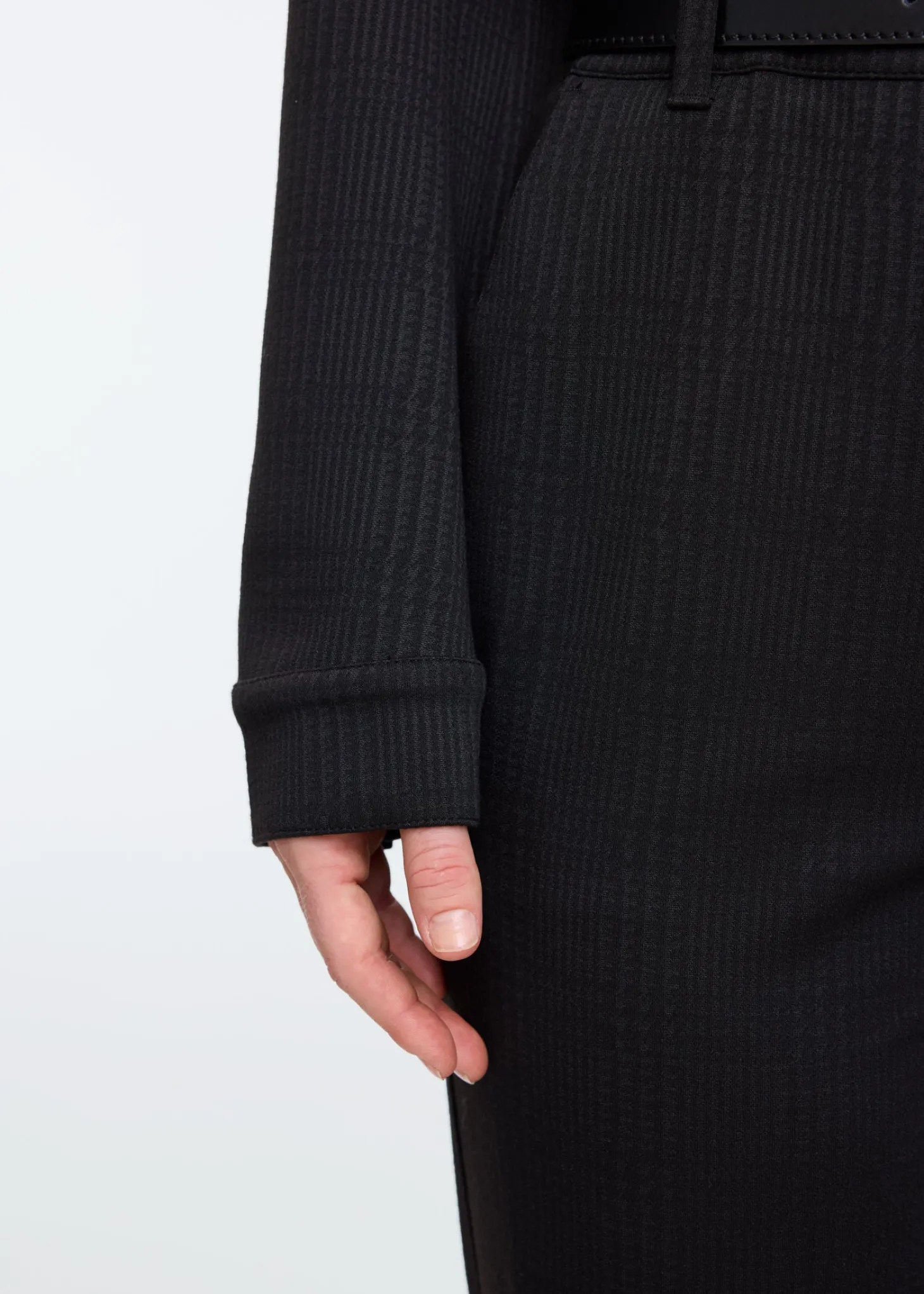 Tricot pattern jumpsuit