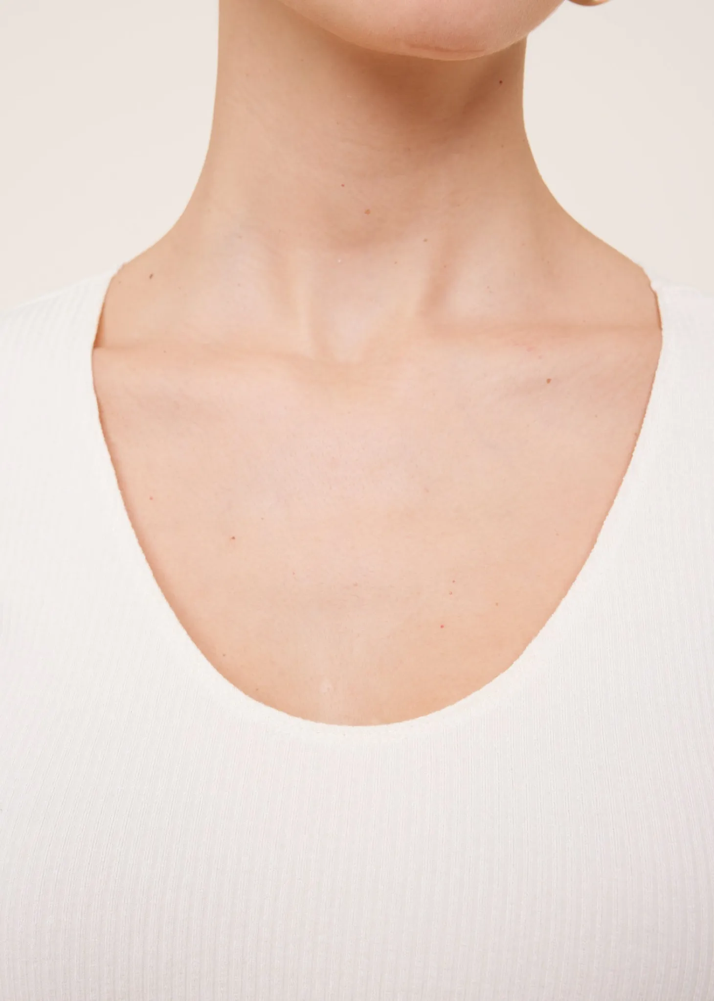 Tricot rib top longsleeve