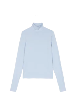 Tricot top met col