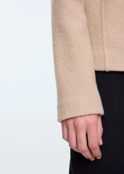Turtle curl wool sweater