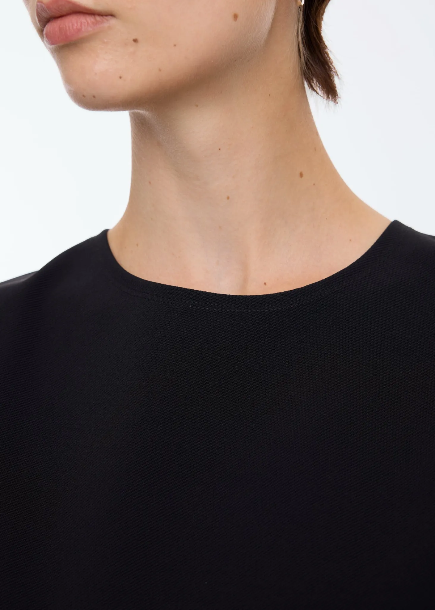 Twill mouwloze top