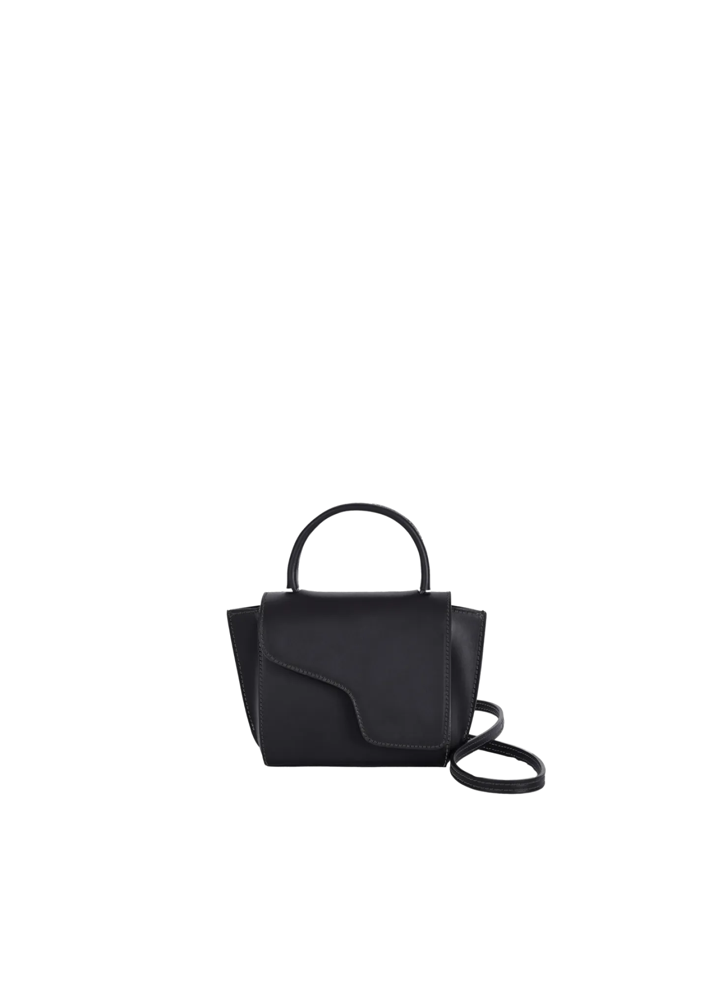 Vacchetta leren mini handtas