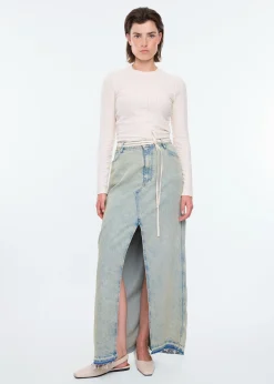 Vegan leather belt