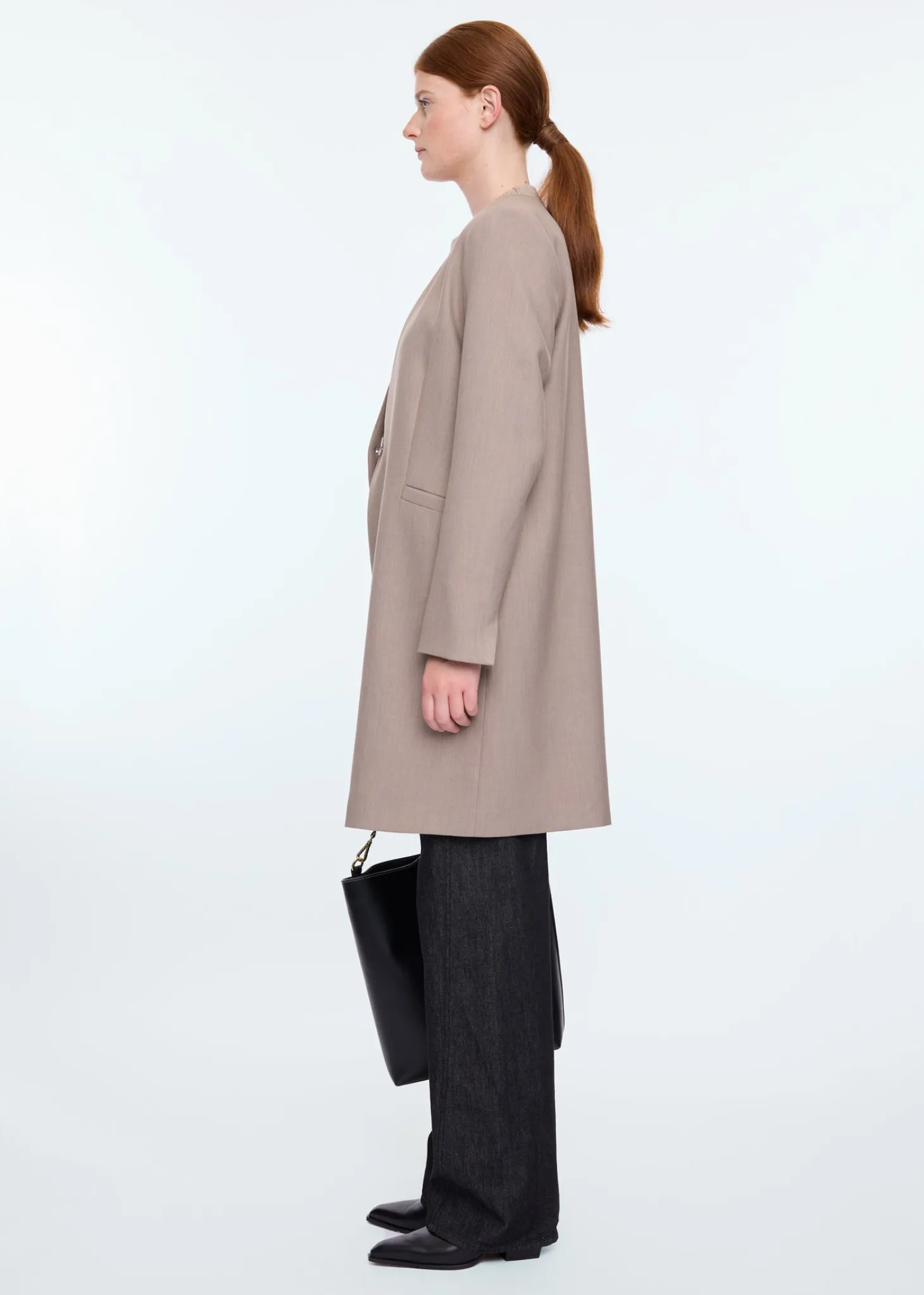 Viscose mix blazer