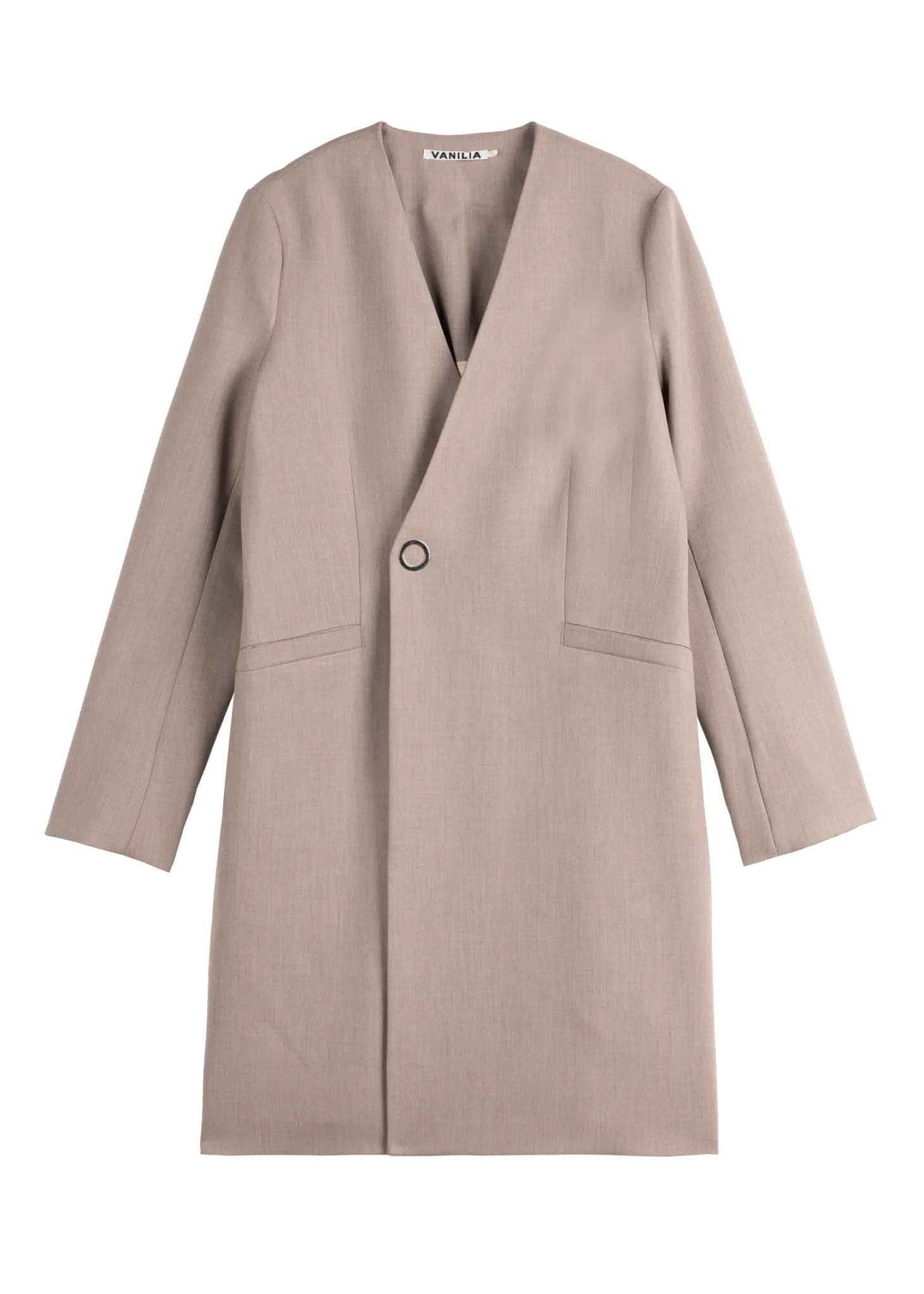 Viscose mix blazer