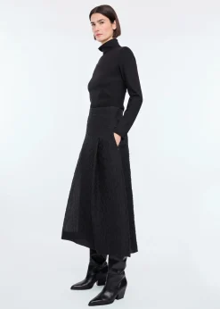 Viscose top met col