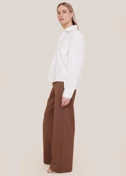Wide fit cotton blouse
