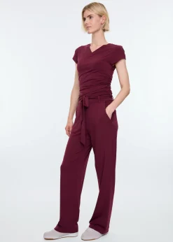 Wide leg chino