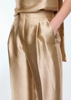 Wide metallic pants