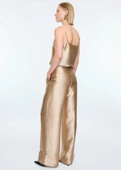 Wide metallic pants