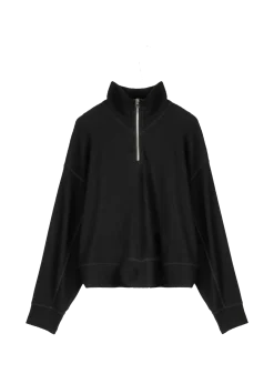Zip up struc sweater